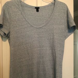 JCrew Light Blue Scoop neck Tee